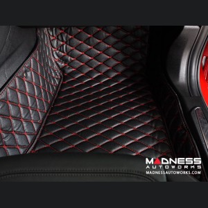 Jeep Renegade Floor Liner Set - Black w/ Red Stitching